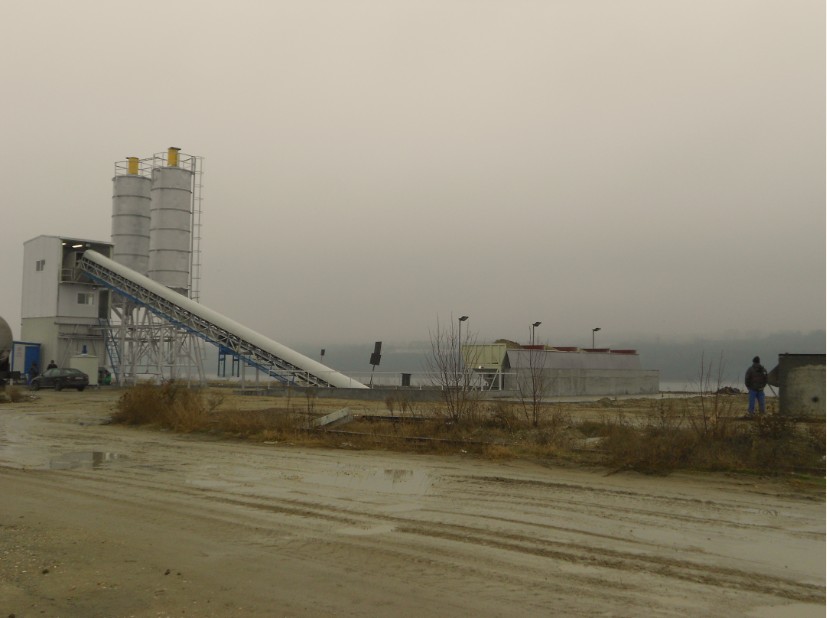 Concrete Mixing Plant HZS60 in Romania
