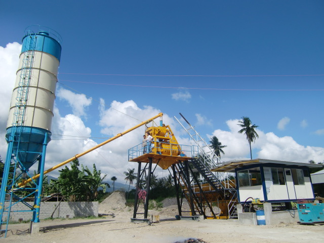 Concrete Mixing Plant Installation in Philippine