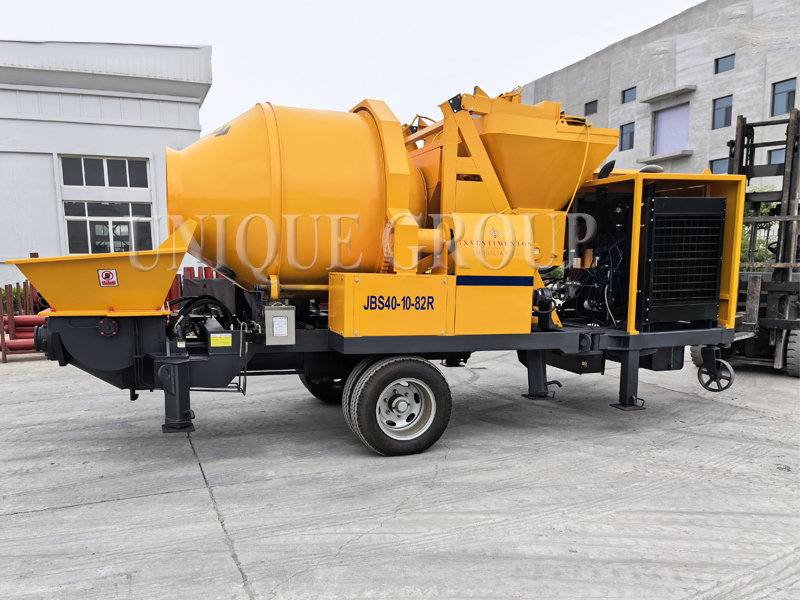 JBS40-10-82R Concrete Mixing Pump shipped to Ghana